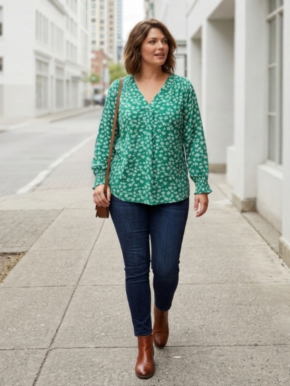 Rose & Thyme Rayon blouse size M
